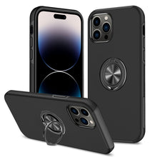 Load image into Gallery viewer, Magnetic Ring Kickstand Shockproof Phone Case, For iPhone 14, For iPhone 14 Plus, For iPhone 14 Pro, For iPhone 14 Pro Max