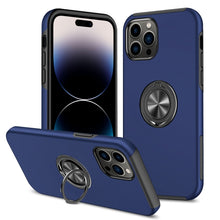Load image into Gallery viewer, Magnetic Ring Kickstand Shockproof Phone Case, For iPhone 14, For iPhone 14 Plus, For iPhone 14 Pro, For iPhone 14 Pro Max