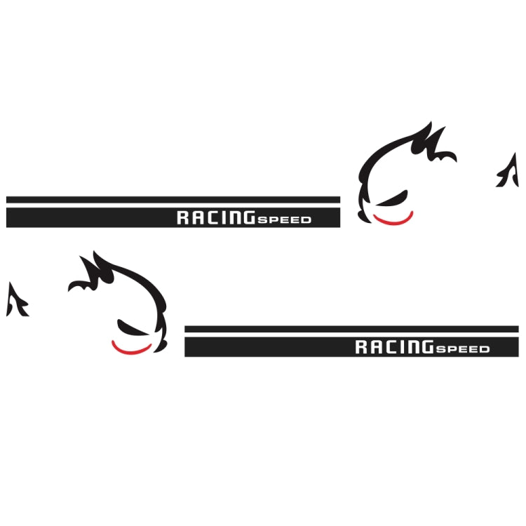 2 PCS/Set D-49 Evil Rabbit Pattern Car Modified Decorative Sticker, Evil Rabbit Pattern
