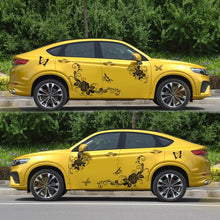 Load image into Gallery viewer, 2 PCS/Set D-72 Butterfly Love Flower Pattern Car Modified Decorative Sticker, D-72