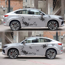 Load image into Gallery viewer, 2 PCS/Set D-72 Butterfly Love Flower Pattern Car Modified Decorative Sticker, D-72