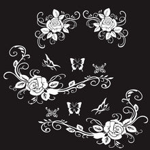 Load image into Gallery viewer, 2 PCS/Set D-72 Butterfly Love Flower Pattern Car Modified Decorative Sticker, D-72