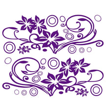 Load image into Gallery viewer, 2 PCS/Set D-75 Flower Vine Pattern Car Modified Decorative Sticker, D-75