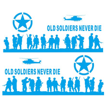 Load image into Gallery viewer, 2 PCS/Set D-84 Old Soldiers Pattern Car Modified Decorative Sticker, D-84