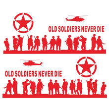 Load image into Gallery viewer, 2 PCS/Set D-84 Old Soldiers Pattern Car Modified Decorative Sticker, D-84