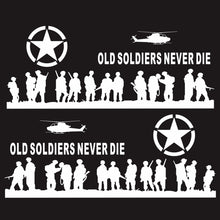 Load image into Gallery viewer, 2 PCS/Set D-84 Old Soldiers Pattern Car Modified Decorative Sticker, D-84