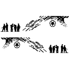 Load image into Gallery viewer, 2 PCS/Set D-123 Soldiers Pattern Car Modified Decorative Sticker, D-123