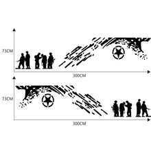 Load image into Gallery viewer, 2 PCS/Set D-123 Soldiers Pattern Car Modified Decorative Sticker, D-123