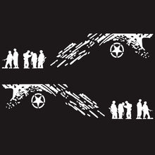 Load image into Gallery viewer, 2 PCS/Set D-123 Soldiers Pattern Car Modified Decorative Sticker, D-123