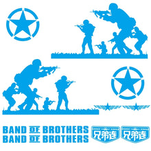 Load image into Gallery viewer, 2 PCS/Set D-135 Band of Brothers Pattern Car Modified Decorative Sticker, D-135