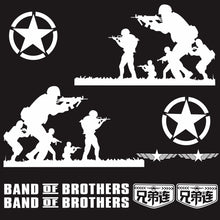 Load image into Gallery viewer, 2 PCS/Set D-135 Band of Brothers Pattern Car Modified Decorative Sticker, D-135