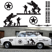 Load image into Gallery viewer, 2 PCS/Set D-135 Band of Brothers Pattern Car Modified Decorative Sticker, D-135