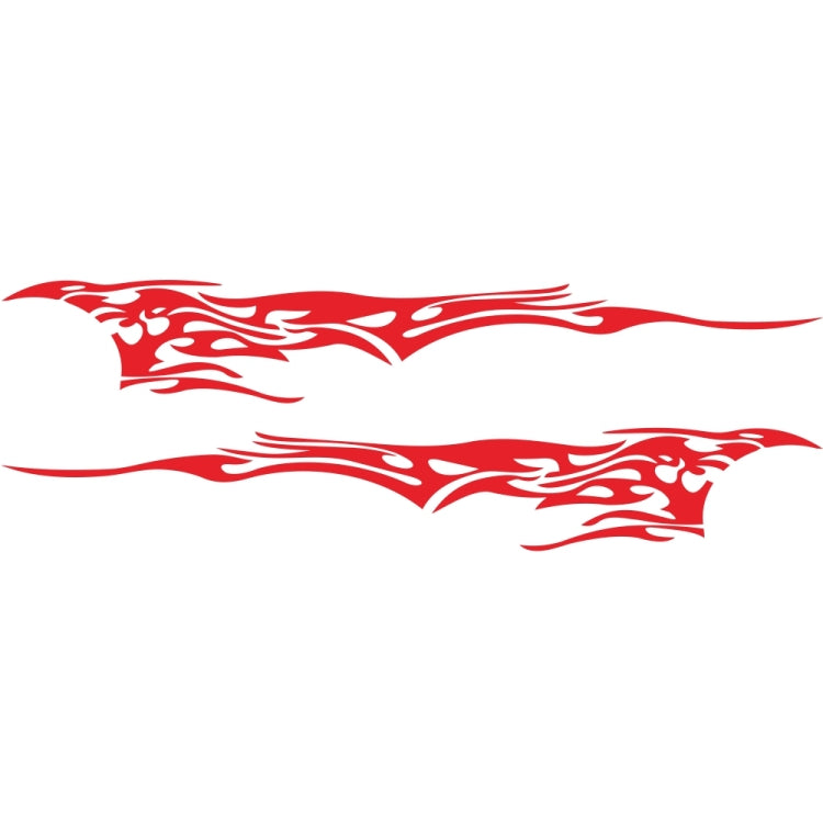 2 PCS/Set D-144 Fire Element Pattern Car Modified Decorative Sticker, D-144