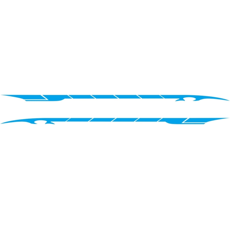 2 PCS/Set D-178 Waistline Pattern Car Modified Decorative Sticker, D-178