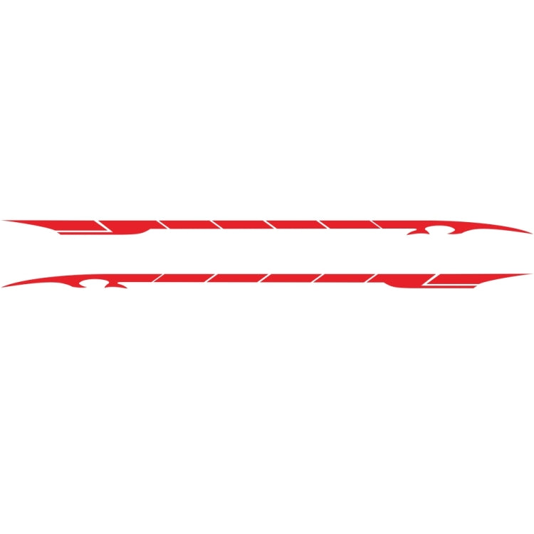 2 PCS/Set D-178 Waistline Pattern Car Modified Decorative Sticker, D-178