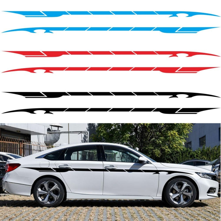 2 PCS/Set D-178 Waistline Pattern Car Modified Decorative Sticker, D-178
