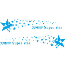 Load image into Gallery viewer, 2 PCS/Set D-207 Star Pattern Car Modified Decorative Sticker, D-207