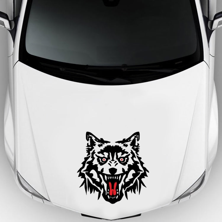 2 PCS/Set D-218 Wolf Totem Pattern Car Modified Decorative Sticker, D-218