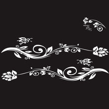 Load image into Gallery viewer, 2 PCS/Set D-251 Butterfly Love Flowers Pattern Car Modified Decorative Sticker, D-251