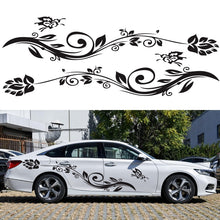 Load image into Gallery viewer, 2 PCS/Set D-251 Butterfly Love Flowers Pattern Car Modified Decorative Sticker, D-251