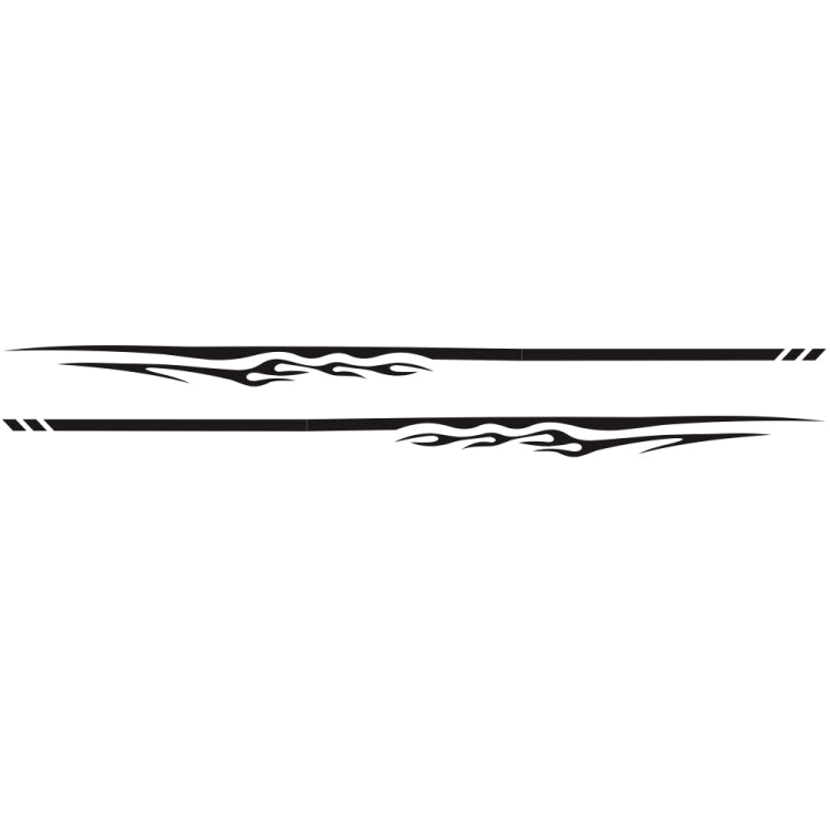 2 PCS/Set D-280 Flame Streak Pattern Car Modified Decorative Sticker, D-280