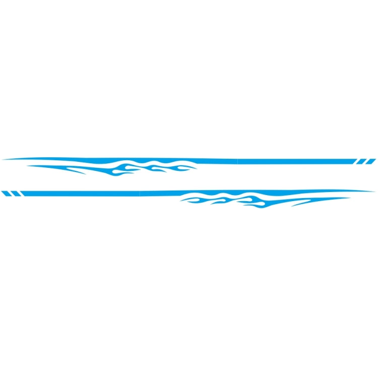 2 PCS/Set D-280 Flame Streak Pattern Car Modified Decorative Sticker, D-280