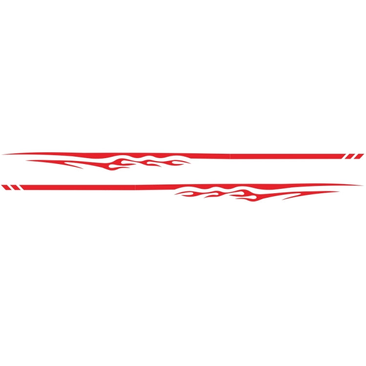 2 PCS/Set D-280 Flame Streak Pattern Car Modified Decorative Sticker, D-280
