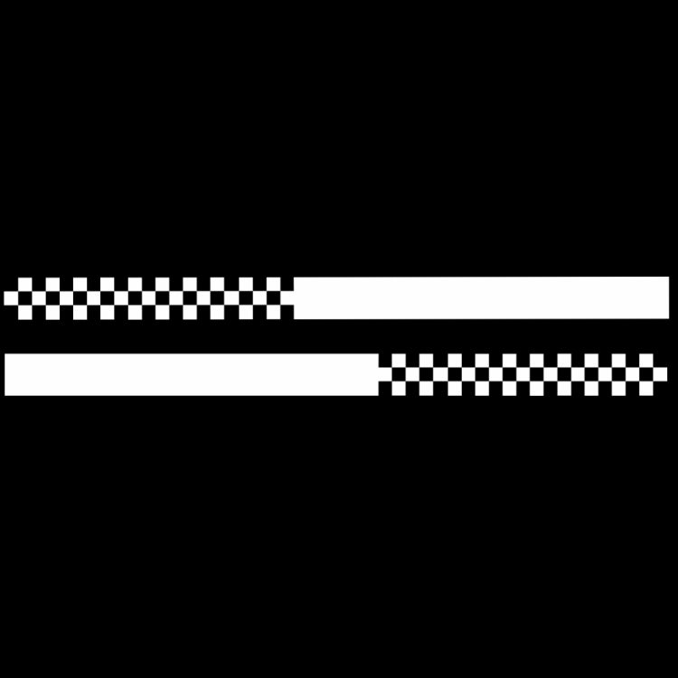 2 PCS/Set D-282 Waistline Pattern Car Modified Decorative Sticker, D-282