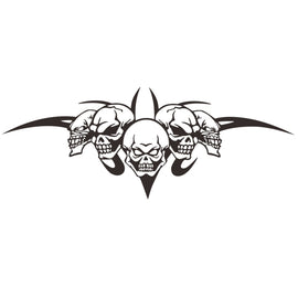 D-299 Skull Pattern Car Modified Hood Decorative Sticker, D-299