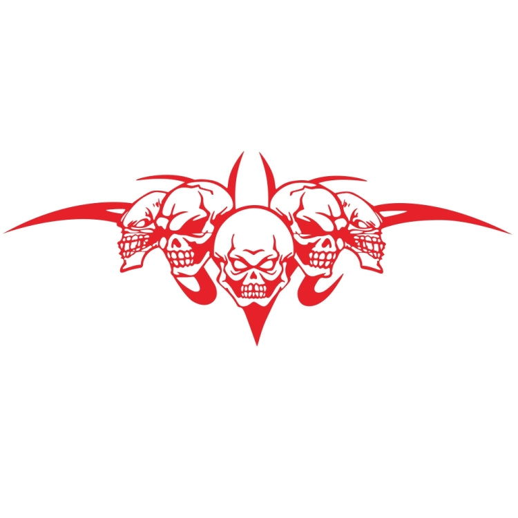 D-299 Skull Pattern Car Modified Hood Decorative Sticker, D-299