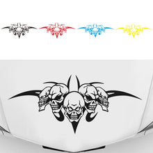 Load image into Gallery viewer, D-299 Skull Pattern Car Modified Hood Decorative Sticker, D-299