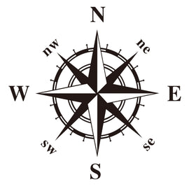 D-366 Compass Pattern Car Modified Decorative Sticker, D-366