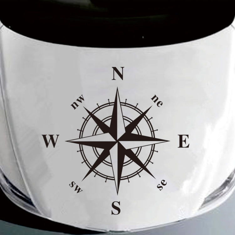 D-366 Compass Pattern Car Modified Decorative Sticker, D-366
