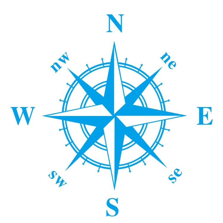 D-366 Compass Pattern Car Modified Decorative Sticker, D-366