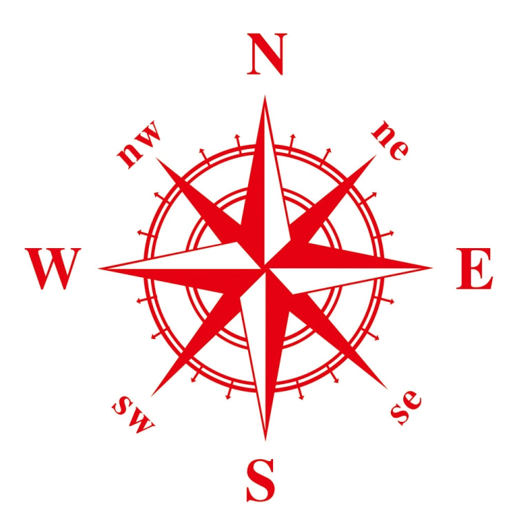 D-366 Compass Pattern Car Modified Decorative Sticker, D-366