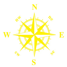 Load image into Gallery viewer, D-366 Compass Pattern Car Modified Decorative Sticker, D-366