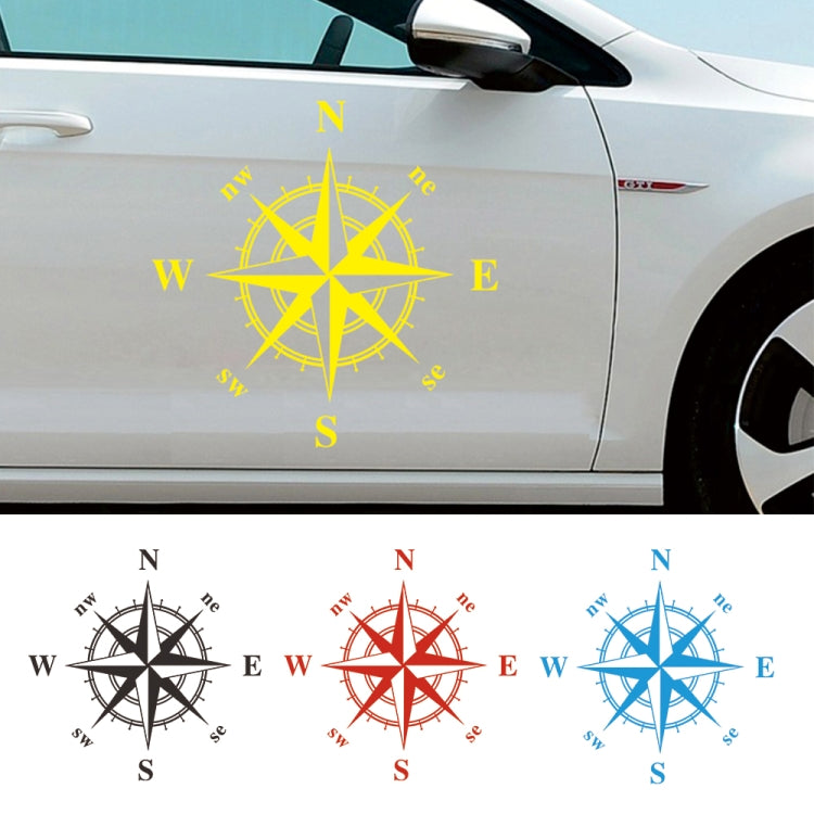 D-366 Compass Pattern Car Modified Decorative Sticker, D-366