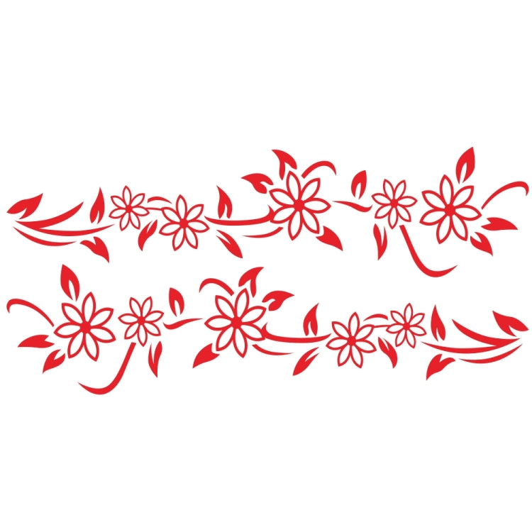 2 PCS/Set D-378 Flower Totem Pattern Car Modified Decorative Sticker, D-378