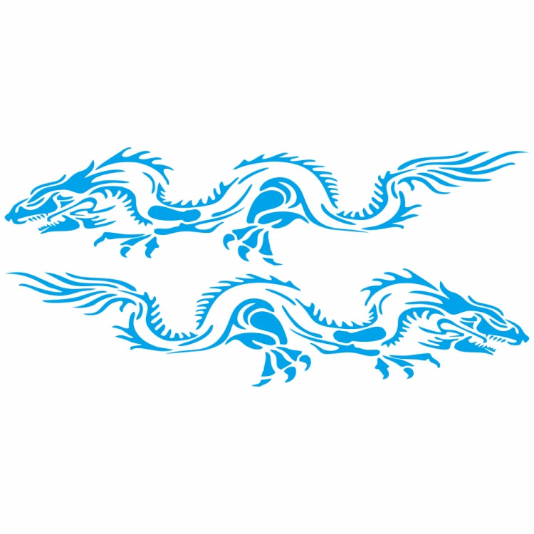 2 PCS/Set D-418 Dragon Totem Tribe Pattern Car Modified Decorative Sticker, D-418