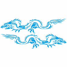 Load image into Gallery viewer, 2 PCS/Set D-418 Dragon Totem Tribe Pattern Car Modified Decorative Sticker, D-418