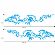 Load image into Gallery viewer, 2 PCS/Set D-418 Dragon Totem Tribe Pattern Car Modified Decorative Sticker, D-418