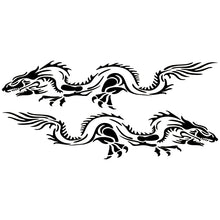Load image into Gallery viewer, 2 PCS/Set D-418 Dragon Totem Tribe Pattern Car Modified Decorative Sticker, D-418