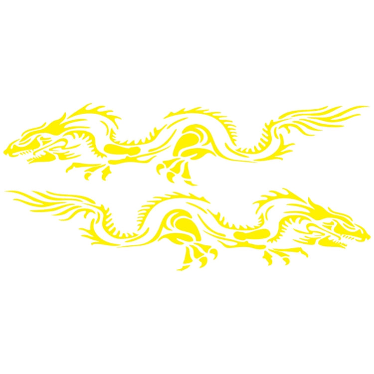 2 PCS/Set D-418 Dragon Totem Tribe Pattern Car Modified Decorative Sticker, D-418