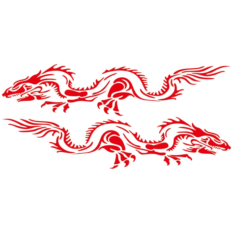 2 PCS/Set D-418 Dragon Totem Tribe Pattern Car Modified Decorative Sticker, D-418