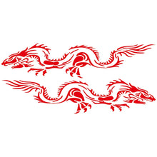 Load image into Gallery viewer, 2 PCS/Set D-418 Dragon Totem Tribe Pattern Car Modified Decorative Sticker, D-418