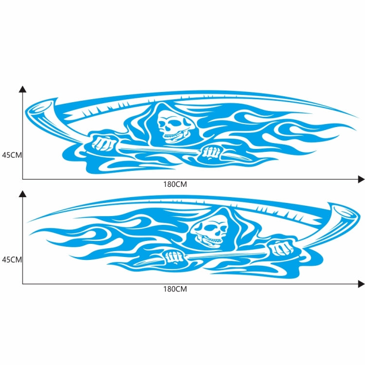 2 PCS/Set D-435 Grim Reaper Pattern Car Modified Decorative Sticker, D-435