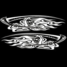 Load image into Gallery viewer, 2 PCS/Set D-435 Grim Reaper Pattern Car Modified Decorative Sticker, D-435