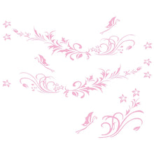 Load image into Gallery viewer, D-462 Butterfly Loves Flowers Pattern Car Modified Decorative Sticker, D-462