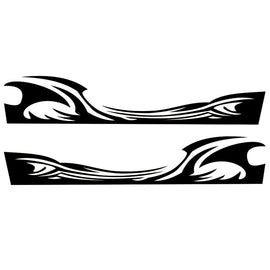 2 PCS/Set D-467 Waves Pattern Car Modified Decorative Sticker, D-467