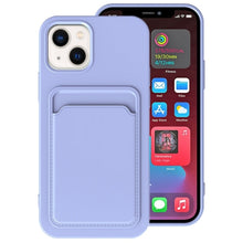 Load image into Gallery viewer, TPU + Flannel Lining Card Slots Phone Case, For iPhone 14 Plus